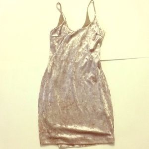 Beige Sparkling Dress